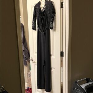 ChicMe Black Lace Detail Jumpsuit